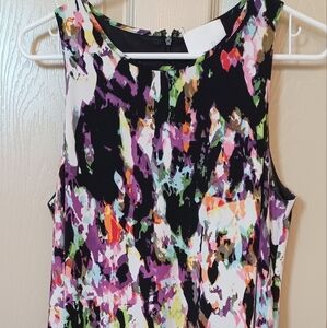 Sleeveless Shift Dress with Pockets